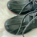 Charlotte Russe Sz 9 Womens Black Duck Boots Photo 7