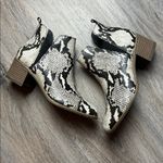 Dr. Scholl’s “Teammate” Snakeskin Print Booties Size 8.5 (run small like 7 Photo 1