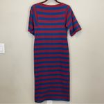 Tory Burch  Rugby Striped Short‎ Sleeve Preppy Maxi Dress Size XXS Photo 11