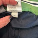 Nike Cropped Low Rise Stretch Pants with Drawstring NWT Size Large Black Green Photo 6