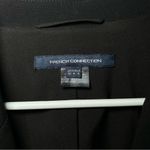 French Connection black with gold accent blazer women’s size small 6 Photo 9