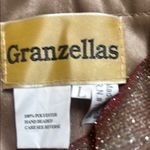 Shimmering Gold and Brown Granzellas Dress Size L Photo 3
