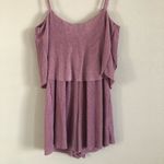 No Comment Nwot   mauve pleated romper small Photo 1