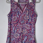 Tommy Bahama Women's  Golf Tennis Sleeveless Shirt‎ Small Purple Floral Photo 0
