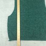 Free People Beach Green Sweater Vest Linen Blend Size S Small Photo 3