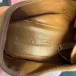 Seavees  Authentic California Suede Wedge Platform Shoes Women 8.5 Tan Lace Up Photo 5