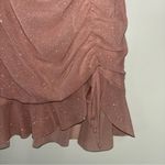 Sparkly pink mini dress NWT Size L Photo 2