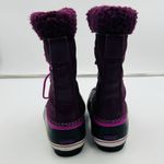 Sorel Purple Women's Warm Winter Waterproof Snow Boots Size US 5 UK 4 Photo 8