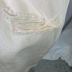 EXPRESS  Womens Jeans Size 10R Beige Distressed Denim High Rise Mom‎ Jeans Photo 7