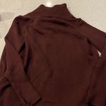 Lululemon KARMA COCOON SWEATER WRAP BURGUNDY Sweater Wo Size 10 100% Merino Wool Photo 8