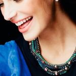 Stella & Dot  Retired Rose Gold + Hematite Mercury Statement Necklace Photo 1