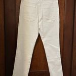 Good American  good legs white raw hem high waisted skinny jeans Size 14 Photo 2