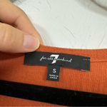 7 For All Mankind Burnt Orange Tiered Maxi Dress Womens S Boho Romantic Prairie Photo 3