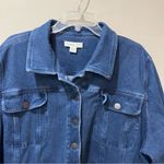 Coldwater Creek Vintage 90s  Denim Jacket Chore Barn Jacket Women Size 3XL Heavy Photo 3