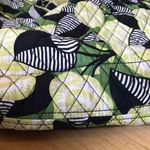 Vera Bradley Large Tote Bag Green and Black Paisley Photo 5