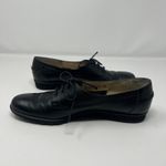 Salvatore Ferragamo  Oxford Womens Shoes Size 8 2A Lace Up Black Leather Narrow Photo 8