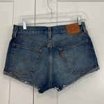 Levi's Size 27 Blue 501 Denim Cutoff Button Fly Jean Shorts Photo 3