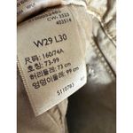 Levi's Levi’s 501 Classic High Rise Straight Leg Tan Jeans Size 29x30 Photo 12