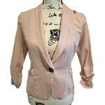 Wet Seal Pale Pink Linen Blazer Size Medium NWT Photo 0