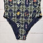 Agua Bendita NWT -  - Women’s Navy Flora Cheeky Swimsuit - Size XXL Photo 1