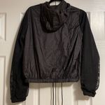 Generation Love  Women’s Black Hooded Mesh Zipper Jacket Size XS Photo 5