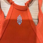 Free People Movement  Ribbed Tank Crop Orange Photo 2