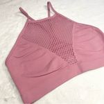 Victoria's Secret Victoria’s Secret Sport Mesh High Neck Wireless Sports Bra Size Medium Pink Photo 1