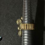 Elegant Black and Gold Statement Ring Photo 3