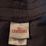 Disney Blue Joggers with Simba and 'No Worries' Text Photo 2