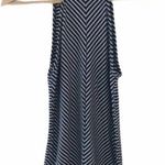 Daytrip  High Neck Striped Tank Top Navy White S Photo 0