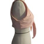 Zaful Light Pink Bathing Suit Tie Front Women's Crop Top Size US 8 Photo 2
