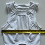 Lululemon athletica Hold Tight Cropped Tank White-Size 0,2,4? Photo 2