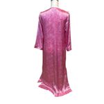 Oscar de la Renta  Pink Label Polyester Caftan House Dress Nightgown Medium Photo 1