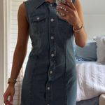 House of Harlow NWOT  1960 Denim Midi Dress Photo 1