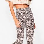 Nasty Gal Cheetah Flare Pants Photo 0