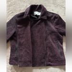 Cupcakes and‎ Cashmere Women’s Crop Moto Full Zip Jacket Size Medium Purple Photo 2