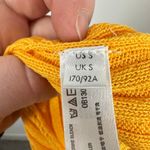 Free People Beach Nola Sweater Romper Bright Orange Size Small Resort Beach Photo 5