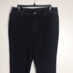 Soft Surroundings  ladies black cotton pants size medium Photo 1