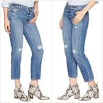 Sanctuary NWT Distressed Disrupt Slim Boyjean Button Fly Jeans Photo 1