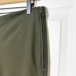 MM.LaFleur M.M. LaFleur Flat Front‎ Dress Pant Dark Green Ankle Length Size 10 Photo 1