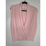JH Collectibles Pink 90s Angora Wool Sweater Vest Sz Medium Photo 4