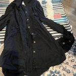 Lola River large black button down Photo 5