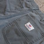 Vintage Ralph Lauren Polo Jeans Co Carpenter Shorts Women's 10 Utility USA Y2K Gray Photo 2