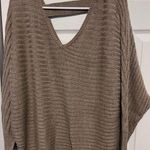 Soho  jeans brown slouchy sweater size medium Photo 0