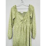 Vanilla Bay  Maxi Dress Small Ditsy Floral Milkmaid Ruched Baby Shower Photo 2