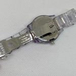 Fossil  women date watch ES-2611 purple dial 30mm round quartz analog running Photo 8