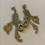 Western Style Charm Dangle Earrings Blue Photo 3