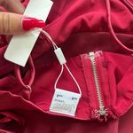 Selfie Leslie Shaken Not Stirred Cut-Out Waist Pleat Detail Mini Dress in Wine Photo 10