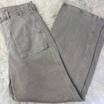 American Eagle  Skater Baggy Jeans Size 10 Light Green High Rise Stretch Photo 6