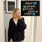 Gildan Kind People Are My Kind Of People Zip Up Sweatshirt Photo 1